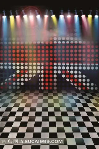 米字炫彩时尚背景