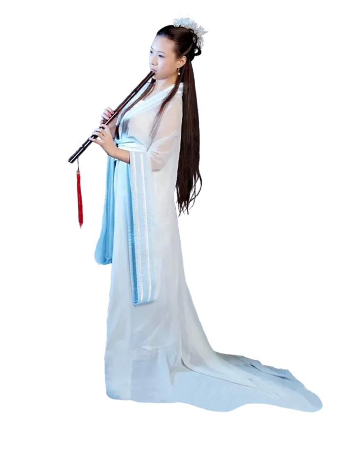 23 (6)免抠元素 免抠摄影 美女 人物 服装 古风 演奏