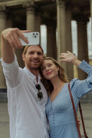 情侣自拍合影图片