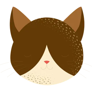 小猫简笔画图标 小猫简笔画图标