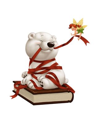 免抠卡通北极熊psd素材