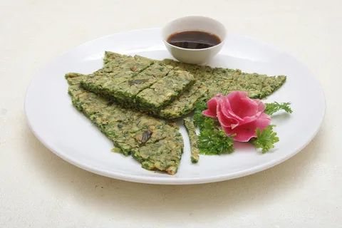 香煎青菜饼18元