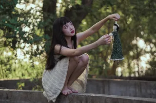 清新唯美可爱的女孩摄影图片