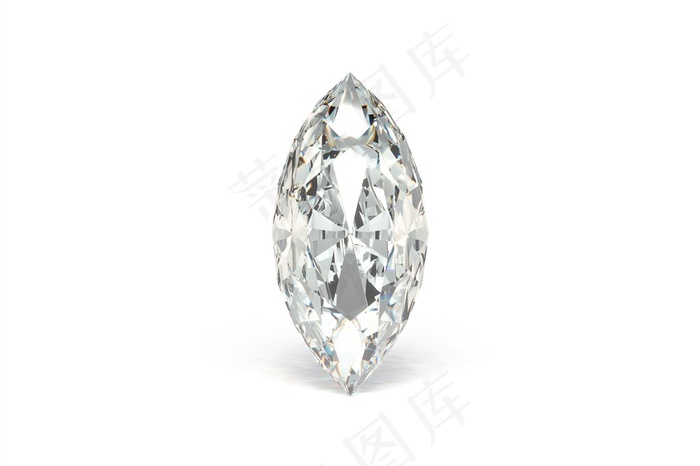 橄榄形钻石高清图片