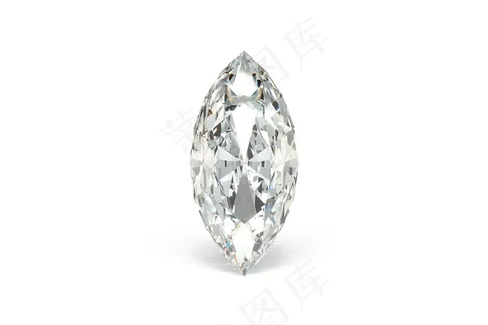 橄榄形钻石高清图片