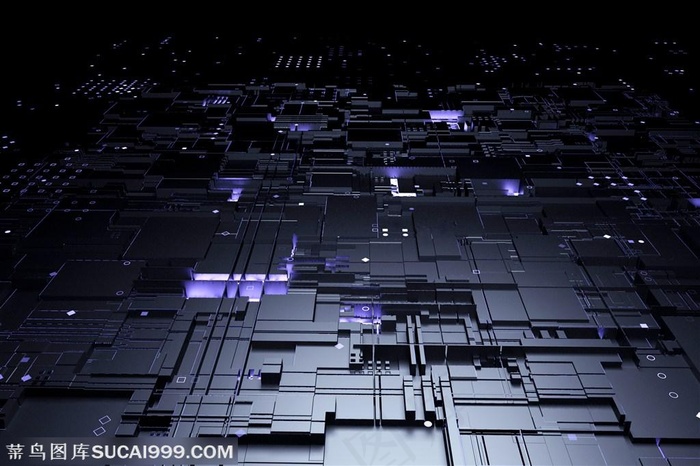 3D科技数码几何交叉背景图片