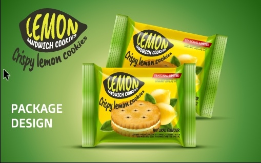 设计广告饮食饼干