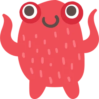 卡通可爱怪兽病毒免扣PNG素材图片 (15)