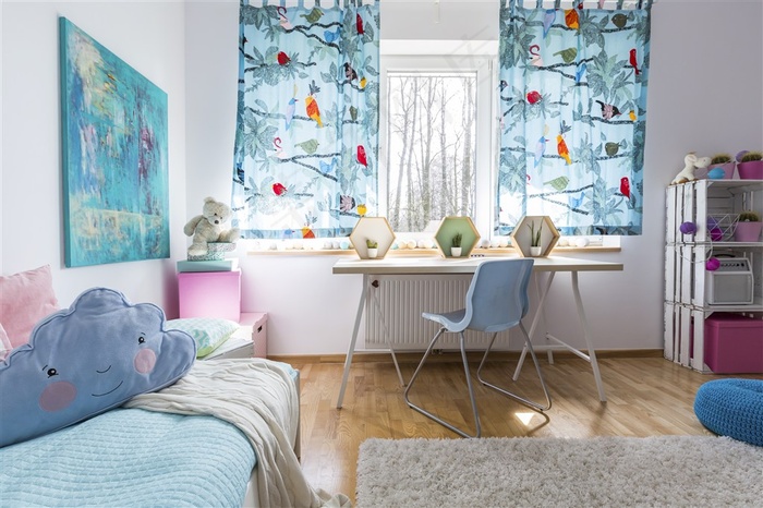 漂亮儿童房布置图高清图片