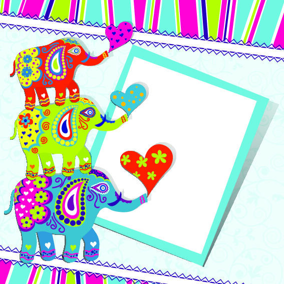 设计儿童生日背景