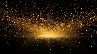 黑金闪光粒子金粉闪射背景
