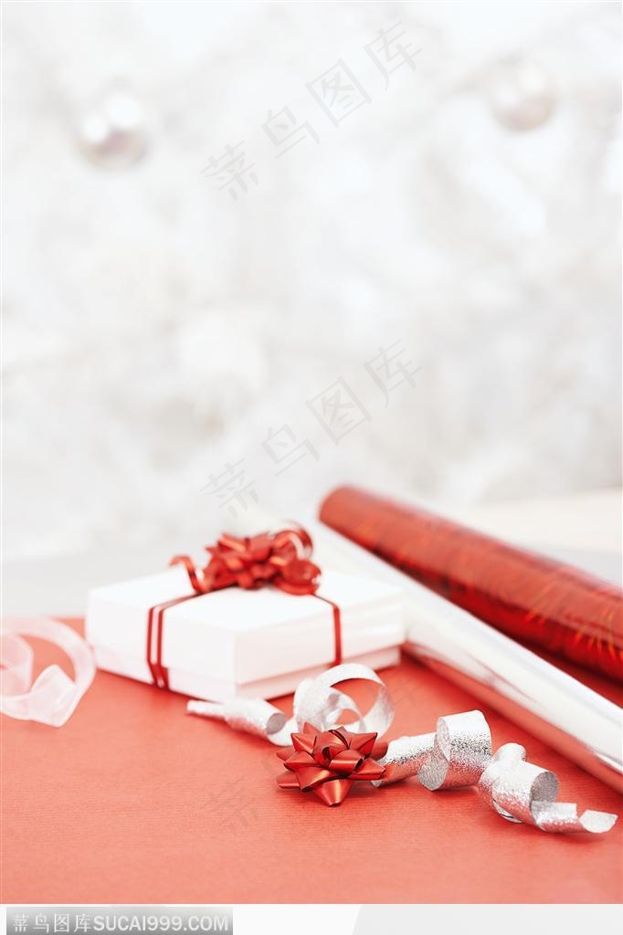 圣诞色彩-包装好的礼盒