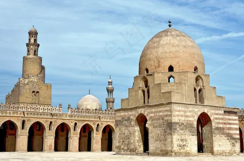 埃及清真寺圆顶建筑图片 埃及清真寺圆顶建筑图片