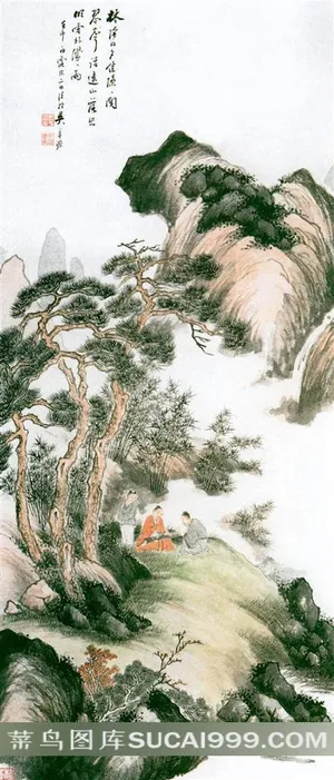 山水风景绘画艺术图片 山水风景绘画艺术图片