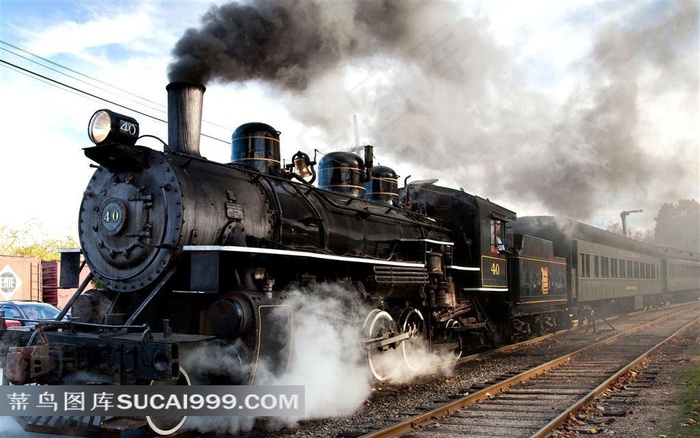 古老的蒸汽火车摄影