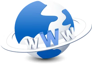 地球立体字母蓝色立体