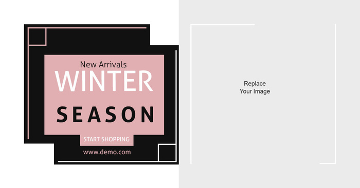 广告销售粉色横幅素材