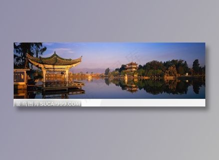 平静的颐和园水面