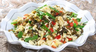 地皮菜炒鸡蛋 (2)