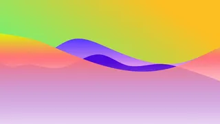 极简剪纸波浪弥散光渐变背景图设计素材