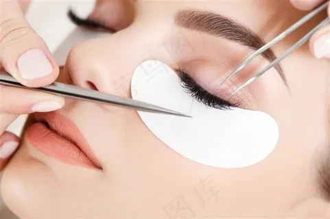 模特在嫁接睫毛美容图片 模特在嫁接睫毛美容图片