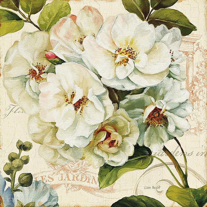 欧式花朵装饰画