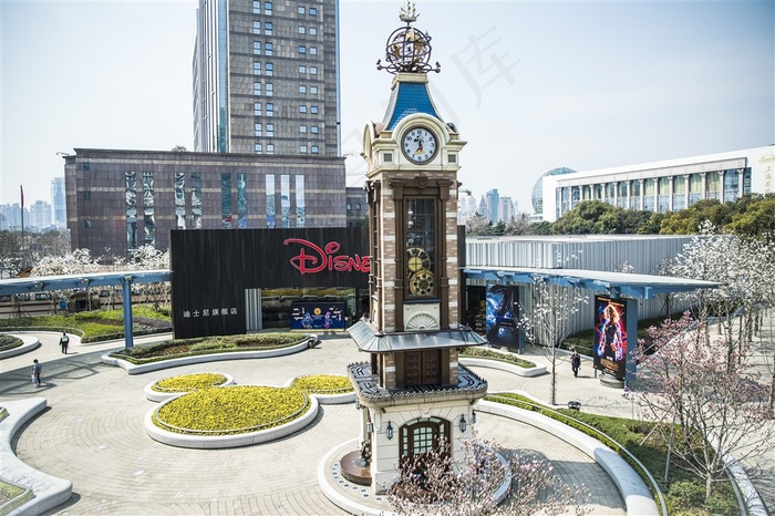 商务城市马路车流