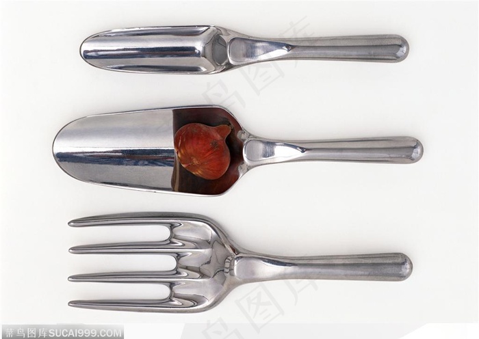 园艺工具-铲子和叉子