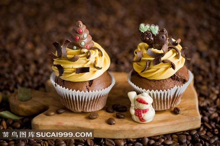 超多超美味的纸杯蛋糕高清素材写真