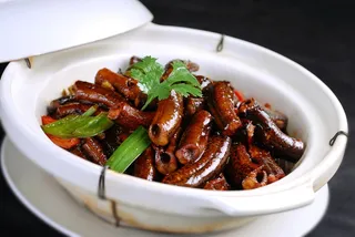 砂锅石锅美食煲类特色菜煲仔生啫鳝段