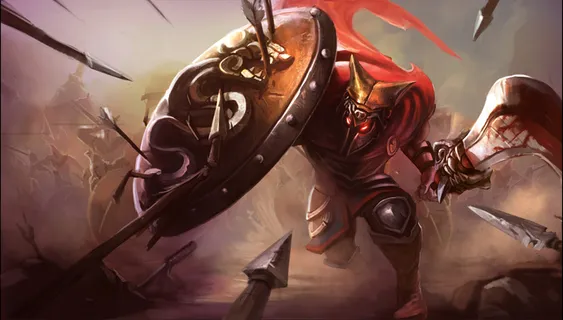 英雄联盟人物原画大夏武士-潘森