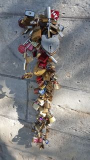 爱情锁钥匙饰品图片