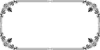 欧式复古线条边框花纹AI矢量LOGO角框花边分割线设计PSD卡片素材