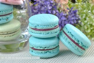 马卡龙美味饼干素材