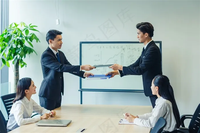 职场商务团队合作高清图