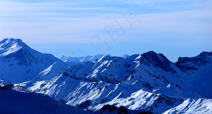 瑞士阿尔卑斯山风景素材