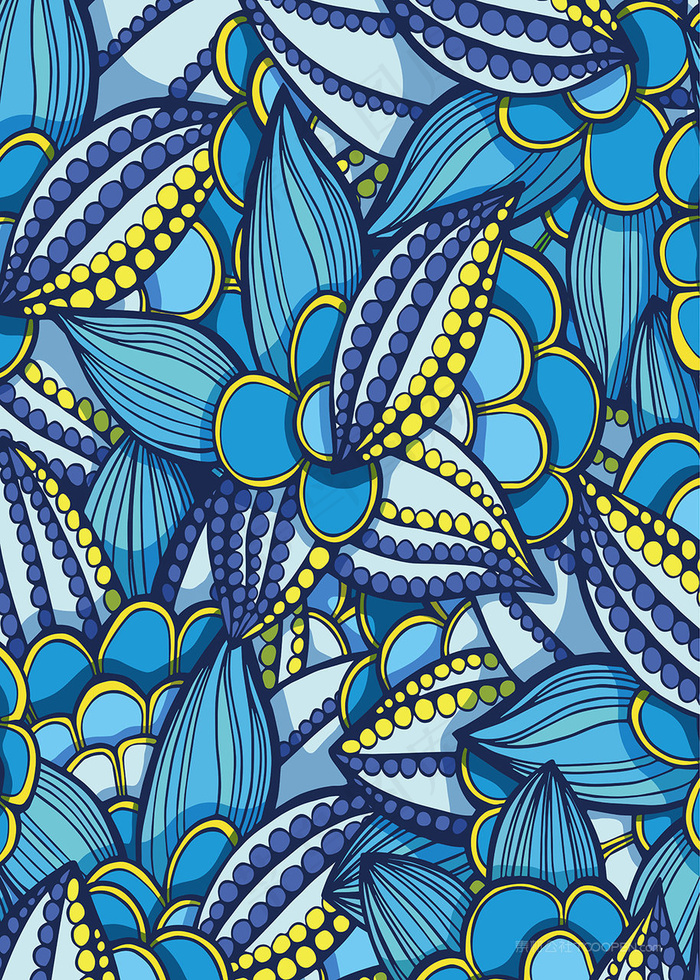 矢量唯美花纹时尚背景