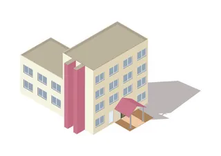 分析图素材图标集合景观建筑立面插画场景AI矢量图形设计