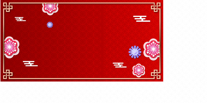 中式古典国潮来袭海报展板宣传背景图PSD设计PS模板素材