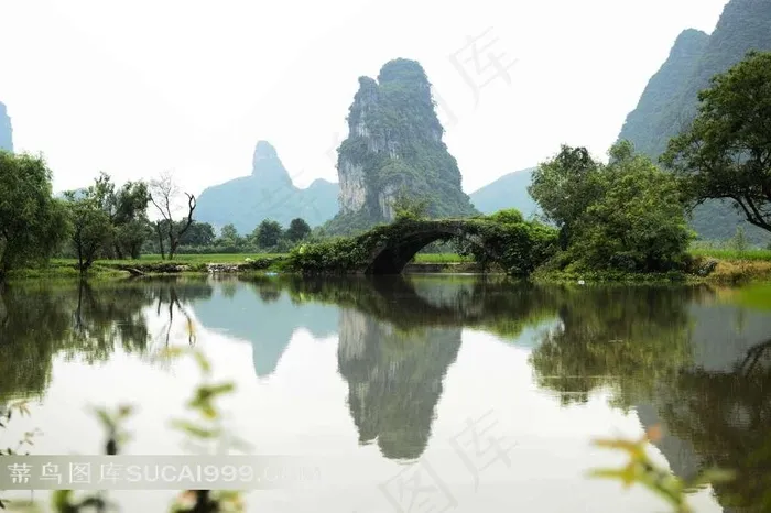 桂林山水美景高清素材
