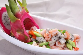 R02307火龙果炒虾球