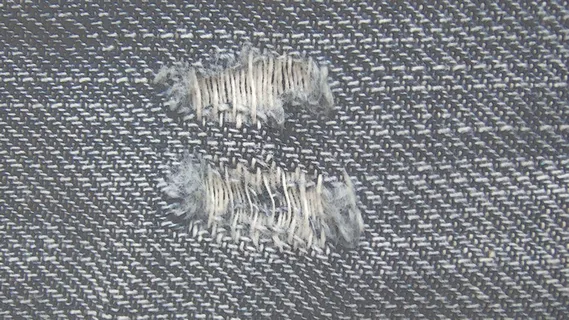 牛仔破洞布料纹理