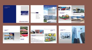 17商务企业文化画册手册背景设计感psd模版