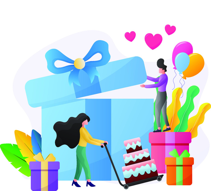 扁平化人物场景办公互联网等距ai矢量设计网页海报UI素材插画