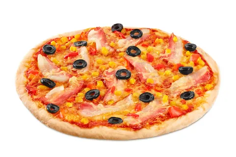 披萨美食烘焙实拍素材图高清摄影图