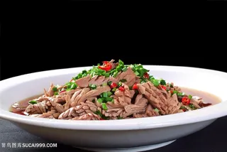 韭香腰片中华美食摄影图