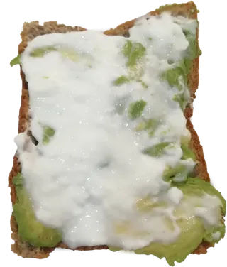 牛油果酸奶三明治面包酱料吐司免抠实物实拍摄影元素素材