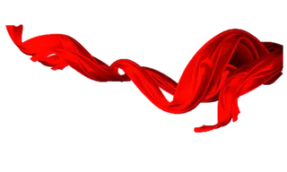 中国古风元素红绸子