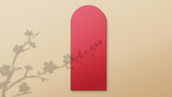 新年红包智能贴图VI样机展示