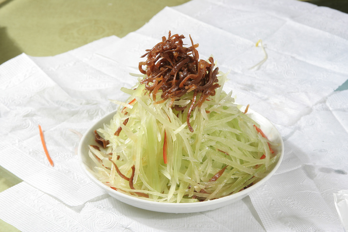 丁香鱼炝笋丝6元